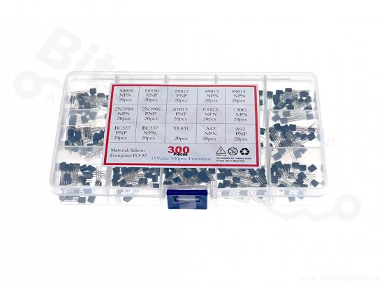 Transistorset 300-delig PNP/NPN